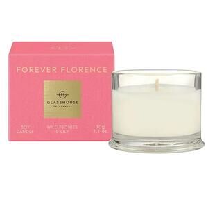 Forever Florence Wild Peonies & Lily Candle (1.1 oz.) from Glasshouse Fragrances